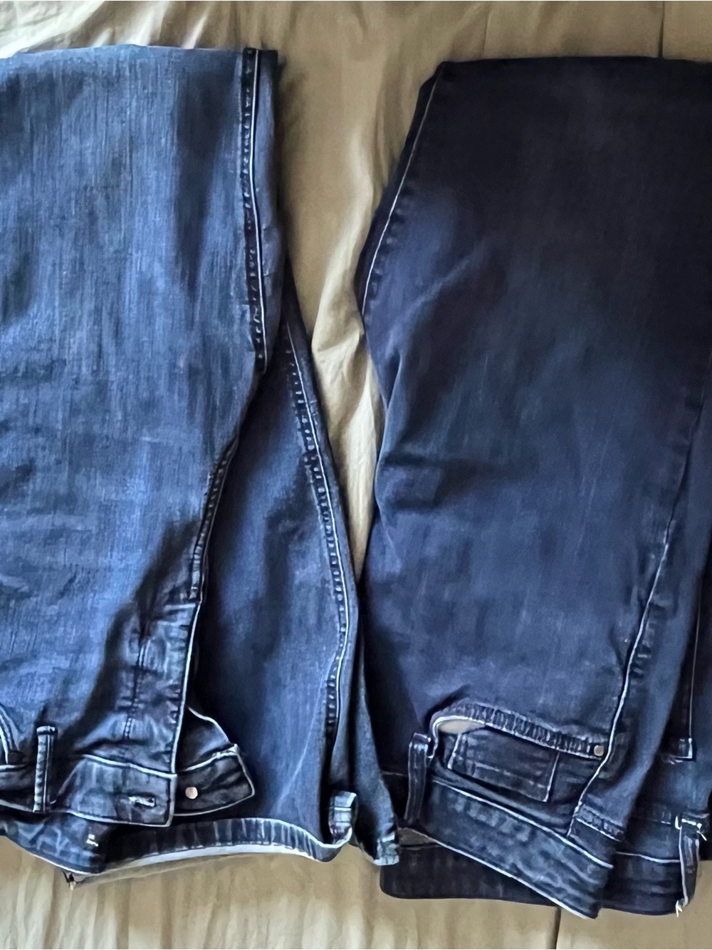 Dark Wash Denim Jeans - Pair